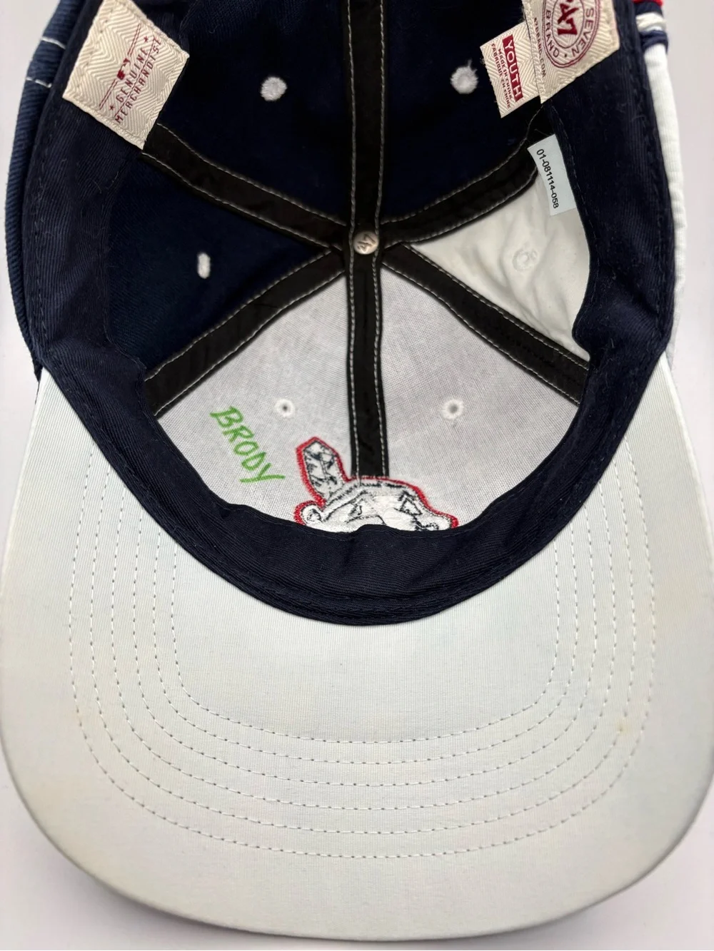 47 Brand Cleveland Indians Chief Wahoo Youth Adjustable Hat MLB